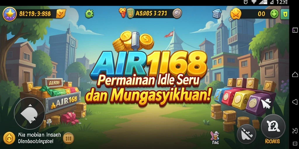 Tampilan gameplay AIR168 yang menarik dan seru dalam mode Idle.
