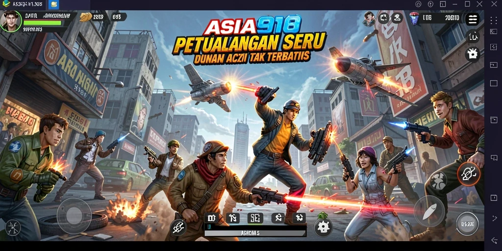Tampilkan aksi menegangkan dalam gameplay ASIA918.