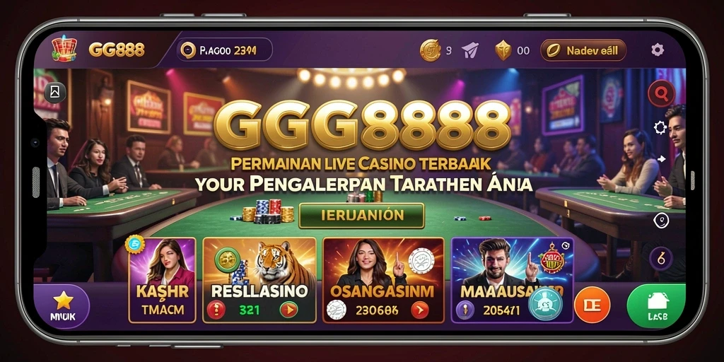 Gameplay seru di GGG888 dengan dealer langsung.