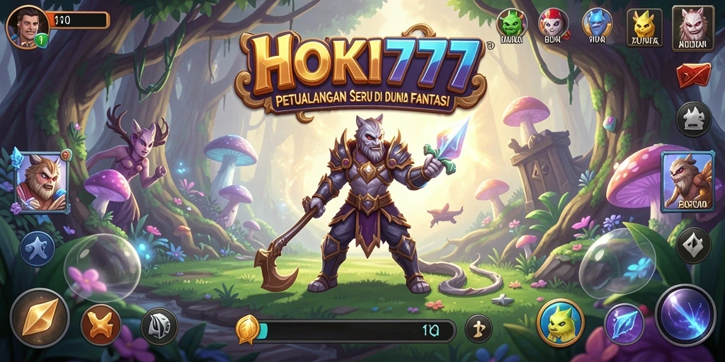 Tangkapan layar gameplay HOKI777 yang menampilkan petualangan epik.