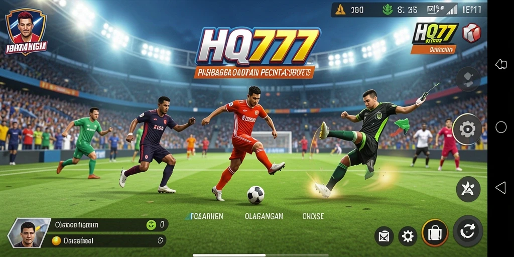 Tampilan gameplay HQ777 yang memukau dan dinamis.