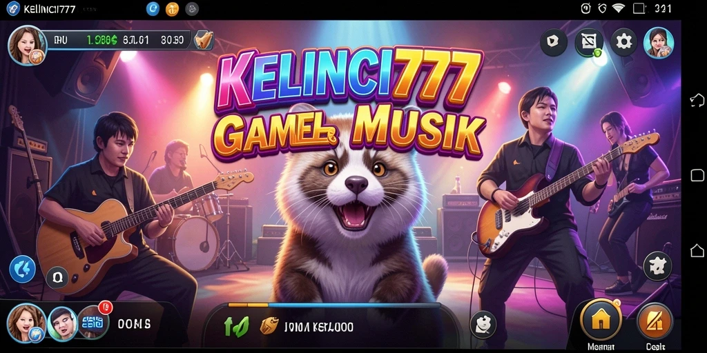 Tampilan gameplay KELINCI777 yang penuh warna dan interaktif.
