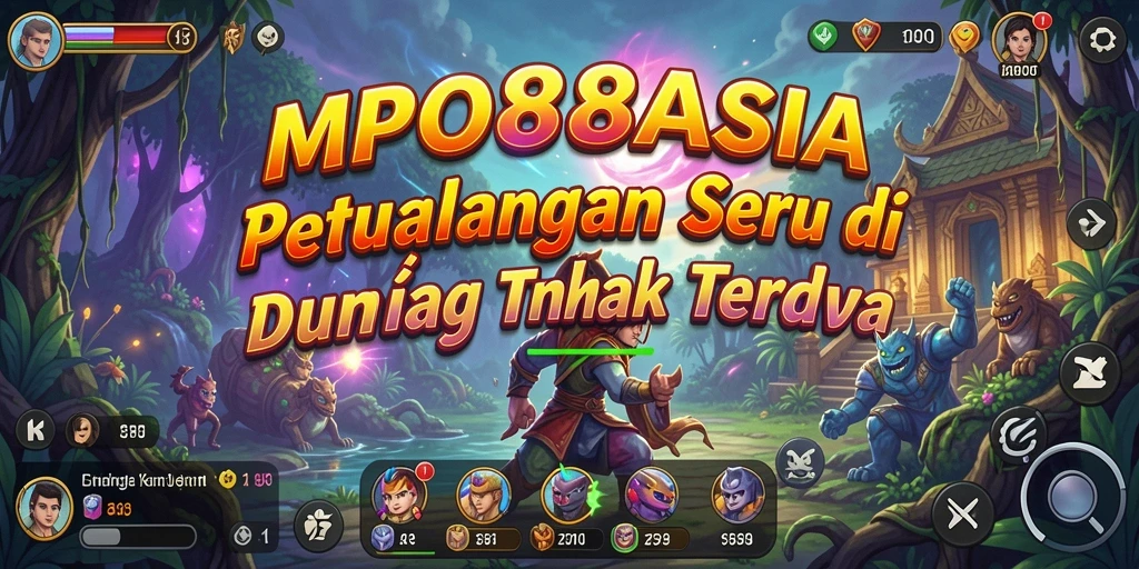 Screenshot menampilkan aksi mendebarkan dalam game petualangan MPO88ASIA.
