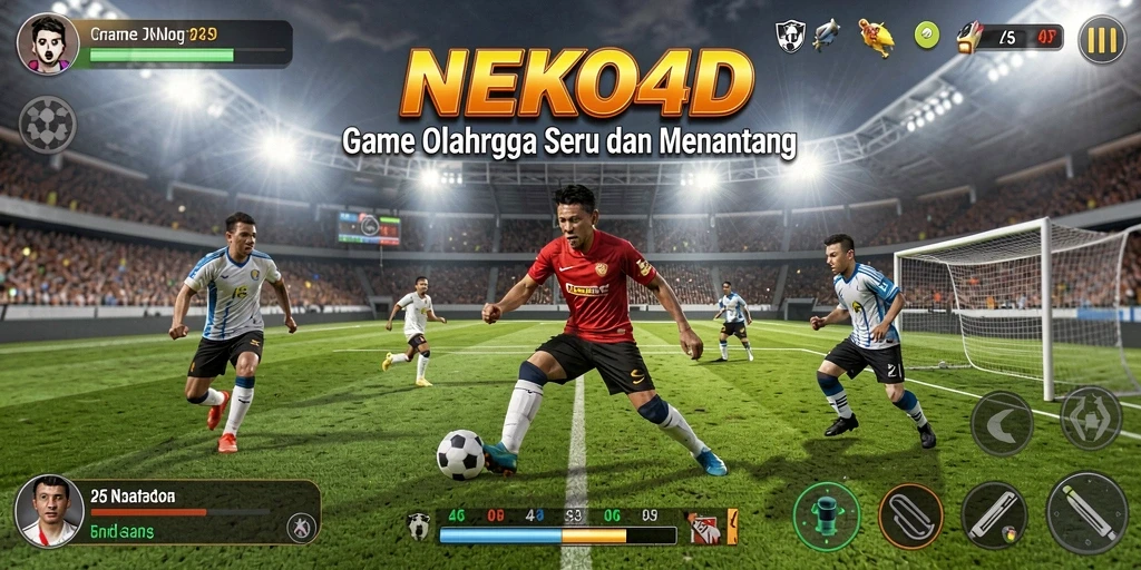 Tangkapan layar menampilkan gameplay interaktif NEKO4D.