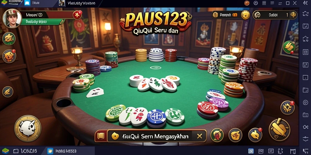 Tampilan gameplay seru PAUS123 yang menantang.