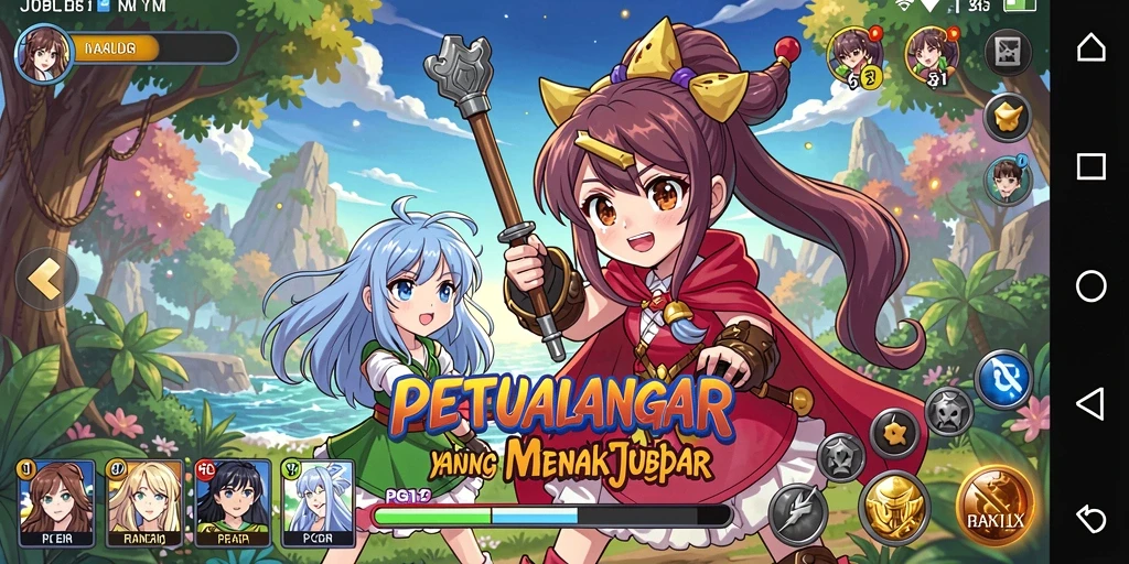 Tampilan gameplay PG11 yang memukau dan penuh aksi.