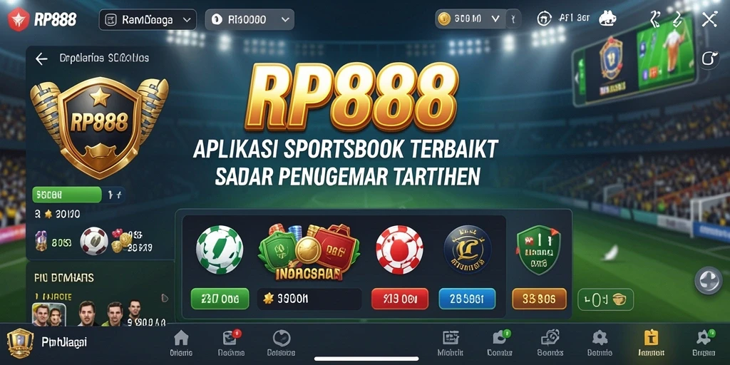 Tampilan gameplay Sportsbook RP888 yang menarik dan interaktif.