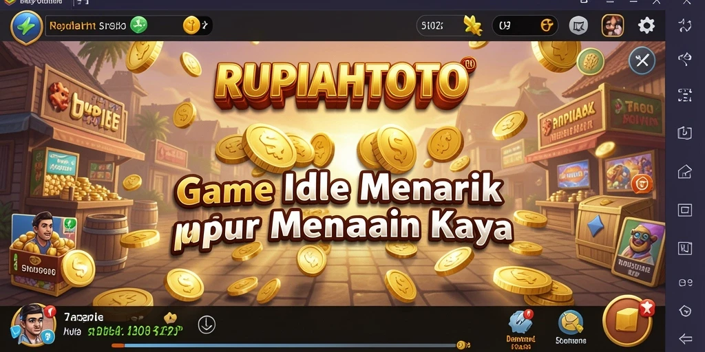 Tampilan gameplay RUPIAHTOTO yang seru dan menarik.