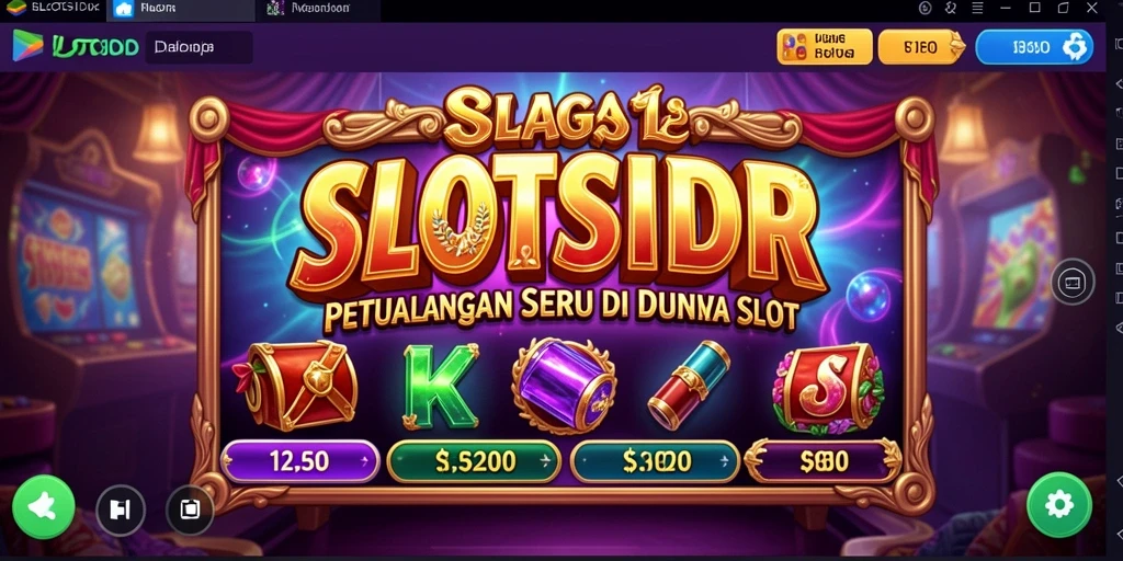 Screenshot gameplay SLOTSIDR yang menampilkan petualangan seru di berbagai dunia.