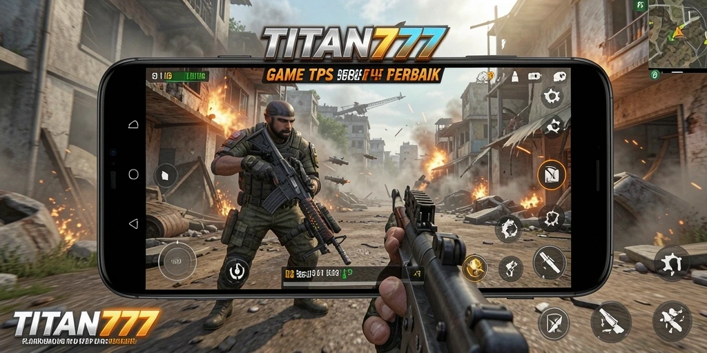 Tampilan seru gameplay TPS di TITAN777 dengan aksi mendebarkan.