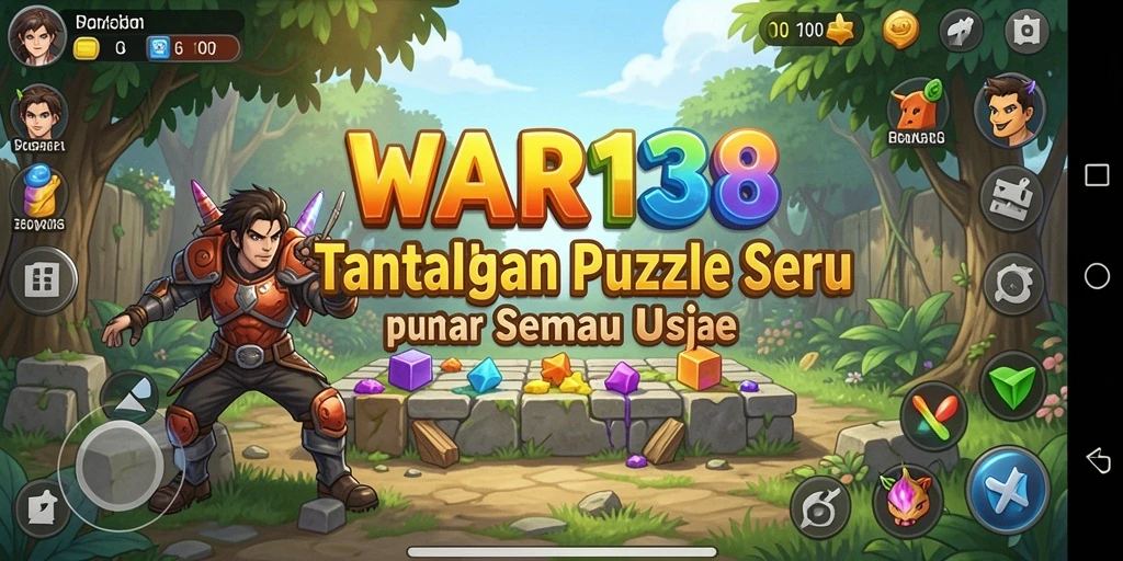 Tampilan gameplay seru dan menantang dari WAR138.